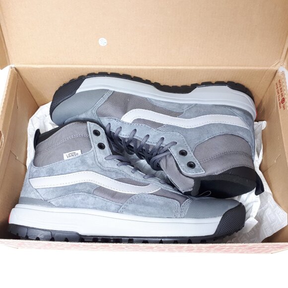 Vans Ultrarange Exo Hi MTE Pewter Gray Hiking Shoe Sneaker Boot Mens Size NEW - Picture 11 of 11